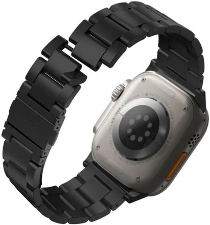 Ремешок Uniq OSTA Steel Strap для Apple Watch 42-44-45-49 мм, черный