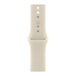Apple Watch Series 12, GPS+Cellular, 46 mm, Sport Band (Pearl White/Sand), размер M/L