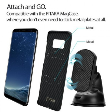 Автомобильный держатель Pitaka на присоске - Magnetic Mount Suction Cup