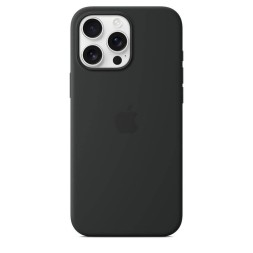 Чехол накладка для iPhone 16 Pro Max Silicone Case with MagSafe Black