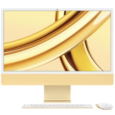 Моноблок Apple iMac 24" Retina 4,5K (M3 8C CPU, 10C GPU) 24/1TB SSD желтый
