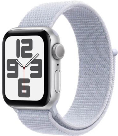 Часы Apple Watch SE 2, 40 мм ремешок Sport Loop (серебристый)